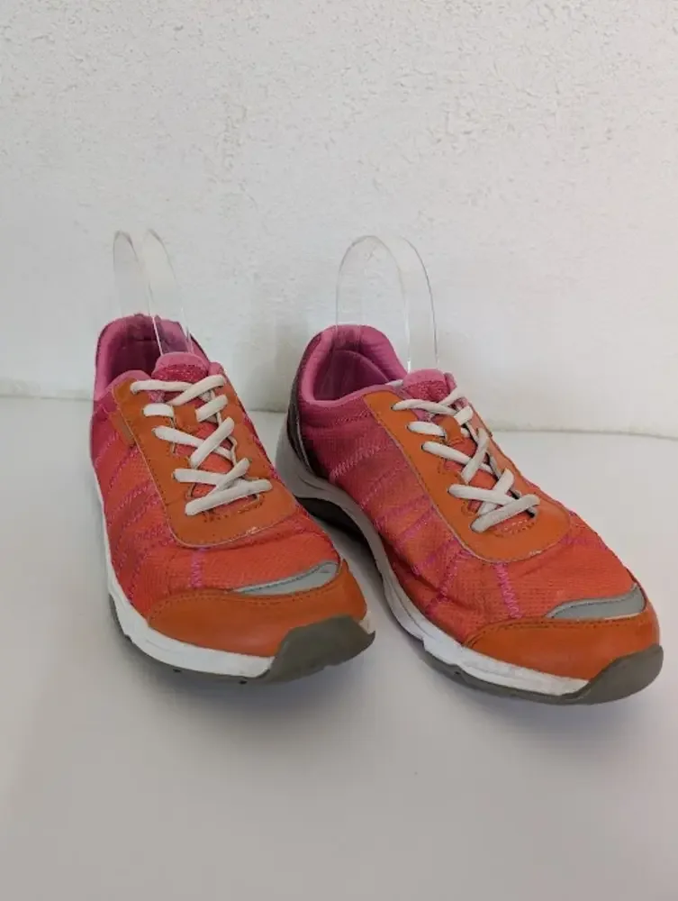 Vionic Alliance Walking‎ Sneakers Womens Shoe Size 8 Comfort Pink Orange 1st Ray